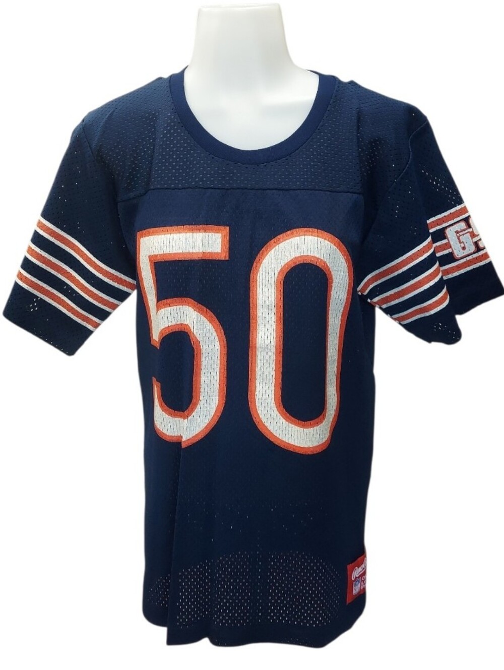 Rawlings Vintage #50 Navy & Orange  Sports Jersey